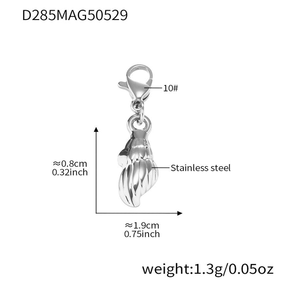 Wholesale Women's Light Luxury Geometric Ferris Wheel Octopus Starfish Diy Necklace In Stainless Steel And Titanium Steel With Electroplating