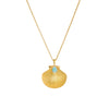 Wholesale Women's Light Luxury Geometric Gold Plated Stainless Steel Box Chain Necklace Pendant