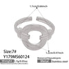 Wholesale Women's Light Luxury Geometric Heartshaped Multishape Electroplated Stainless Steel Open Ring Combination Accessories