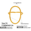 Wholesale Women's Light Luxury Geometric Heartshaped Multishape Electroplated Stainless Steel Open Ring Combination Accessories