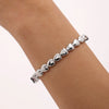 Wholesale Women's Light Luxury Geometric 18K Goldplated 316L Stainless Steel Love Bracelet