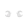 Wholesale Women's Light Luxury Geometric Micro Inlay Zircon Stud Earrings