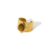 Wholesale Women's Light Luxury Geometric Natural Stone Ring Stainless Steel 18K Gold Plated