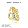Wholesale Women's Light Luxury Geometric Round S925 Sterling Silver Earrings Inlaid With Zirconia