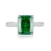Wholesale Women's Light Luxury Geometric S925 Sterling Silver Diamond Ring