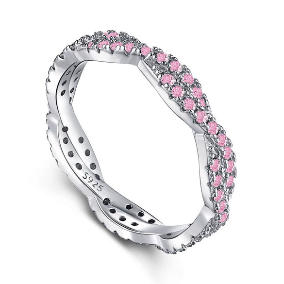Wholesale Women's Light Luxury Geometric S925 Sterling Silver Ring With Electroplating