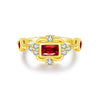 Wholesale Women's Light Luxury Geometric S925 Sterling Silver Ring