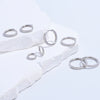 Wholesale Women's Light Luxury Geometric S925 Sterling Silver Zirconia Inlaid Earrings