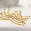 Wholesale Women's Light Luxury Geometric Stainless Steel Bracelet With Vacuum Plating