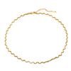 Wholesale Women's Light Luxury Geometric Stainless Steel Electroplated Bracelet And Necklace Set