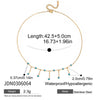 Wholesale Women's Light Luxury Geometric Stainless Steel Electroplated Necklace