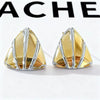 Wholesale Women's Light Luxury Geometric Stainless Steel Electroplated Triangle Earrings