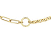 Wholesale Women's Light Luxury Geometric Stainless Steel Necklace With Vacuum Plating In Furnace And Round Spring Buckle