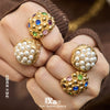 Wholesale Women's Light Luxury Geometric Stainless Steel Oval Pomegranateshaped 18K Gold Plated Ring Accessories