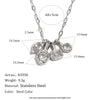 Wholesale Women's Light Luxury Geometric Stainless Steel Pvd Furnace Vacuum Real Gold Plated Hammered Texture Necklace Pendant