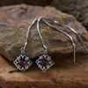 Wholesale Women's Light Luxury Geometric 925 Sterling Silver Ring Set With Gems
