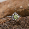 Wholesale Women's Light Luxury Geometric 925 Sterling Silver Ring Set With Gems