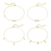 Wholesale Women's Light Luxury Geometric Water Drop S925 Sterling Silver Bracelet With Zirconia