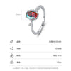 Wholesale Women's Light Luxury Geometric Zircon Inlaid S925 Sterling Silver Ring