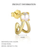 Wholesale Women's Light Luxury Heart Shape 925 Sterling Silver Earrings With Zirconia