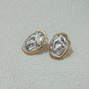 Wholesale Women's Light Luxury High End Color Matching Earrings In Geometric Shape Made Of Stainless Steel With Electroplating