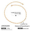 Wholesale Women's Light Luxury High End Jewelry Titanium Steel And Stainless Steel Geometric Necklace With Electroplating