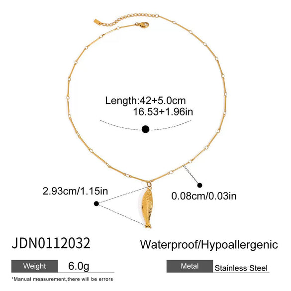 Wholesale Women's Light Luxury High End Stainless Steel And Titanium Steel Geometric Shaped Necklace With Electroplating For Holiday Neck Accessories