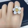 Wholesale Women's Light Luxury Highend Copper Freshwater Pearl Ring With Specialshaped Baroque And Round Design