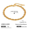 Wholesale Women's Light Luxury Highend Stainless Steel Bracelet With Amethyst Pearl Geometric Pattern Electroplated