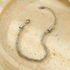 Wholesale Women's Light Luxury Highend Titanium Steel Bracelet With Colorblocked Twist Chain And Nonfading Gold Electroplated Steel Ball