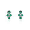 Wholesale Women's Light Luxury Inlaid 925 Sterling Silver Zircon Earrings