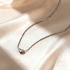 Wholesale Women's Light Luxury 18K Gold Electroplated Heart Shape Stainless Steel And Titanium Steel Pendant Clavicle Necklace