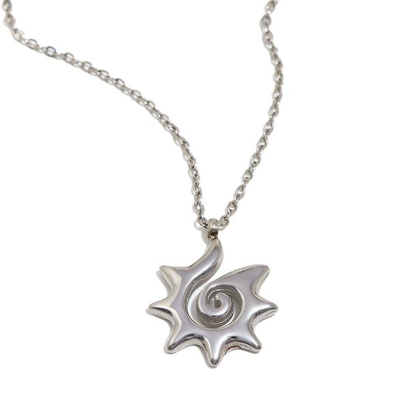 Wholesale Women's Light Luxury Minimalist Geometric Stainless Steel 18K Gold Plated Pendant Necklace