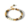 Wholesale Women's Light Luxury Natural Stone Bracelet With Geometric Pattern And Electroplating Treatment