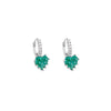 Wholesale Women's Light Luxury Niche Exquisite High Sense Copper Heart Shape Electroplating Love Earrings