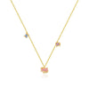 Wholesale Women's Light Luxury S925 Sterling Silver Star Shape Necklace With Zirconia And Cross Chain