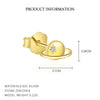 Wholesale Women's Light Luxury S925 Sterling Silver Star Shape Zircon Earrings