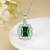 Wholesale Women's Light Luxury Silver 925 Floral Geometric Clavicle Necklace With Diamond Treatment