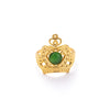 Wholesale Women's Light Luxury Stainless Steel And Titanium Steel Hollow Crown Ring With Electroplating