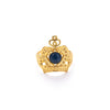 Wholesale Women's Light Luxury Stainless Steel And Titanium Steel Hollow Crown Ring With Electroplating