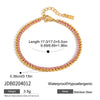 Wholesale Women's Light Luxury Stainless Steel Bracelet With Geometric Pattern And Electroplating