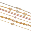 Wholesale Women's Light Luxury Stainless Steel Bracelet With Geometric Pattern And Electroplating