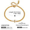 Wholesale Women's Light Luxury Stainless Steel Electroplated Bracelet With Star And Flower Patterns