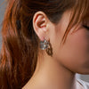 Wholesale Women's Light Luxury Stainless Steel Geometric Imitation Pearl Electroplated Earrings