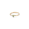 Wholesale Women's Light Luxury Stainless Steel Ring Set With Diamonds Geometric Heart Shape Zircon Birthstone Ring