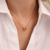 Wholesale Women's Light Luxury 316L Stainless Steel Zircon Geometric Butterfly Necklace