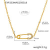 Wholesale Women's Light Luxury 316L Stainless Steel Zircon Jewelry Suit With Double Necklace And Exquisite Bracelet Electroplated