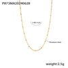 Wholesale Women's Light Luxury 316L Stainless Steel Zircon Jewelry Suit With Double Necklace And Exquisite Bracelet Electroplated