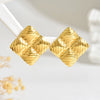 Wholesale Women's Light Luxury Stamped Geometric Stainless Steel Earrings