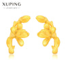 Wholesale Women's Light Luxury Style Alloy Electroplated Imitation Gold Color Simple Earrings